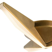 Kuzco FM64215 Tachi 1-lt 15" LED Flush Mount - Vintage Brass