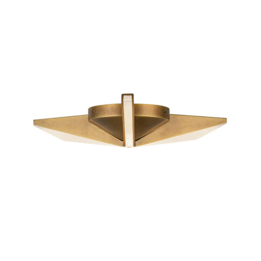 Kuzco FM64215 Tachi 1-lt 15" LED Flush Mount - Vintage Brass