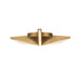 Kuzco FM64215 Tachi 1-lt 15" LED Flush Mount - Vintage Brass