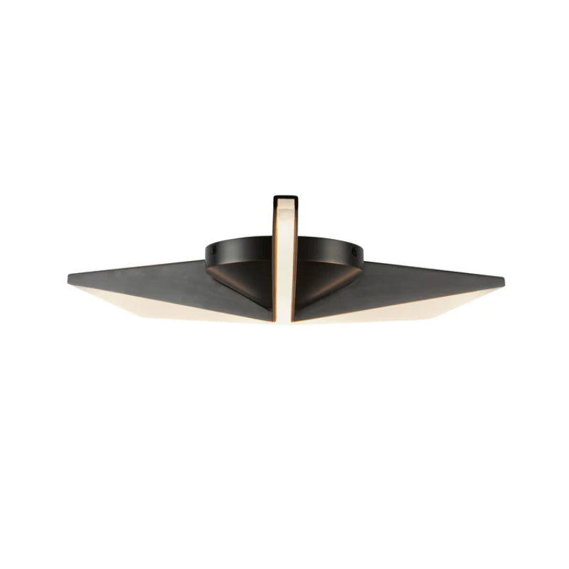Kuzco FM64218 Tachi 1-lt 18" LED Flush Mount - Urban Bronze