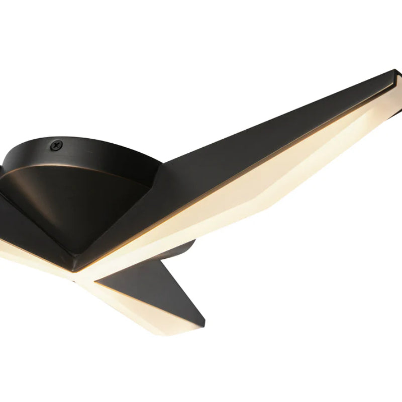 Kuzco FM64218 Tachi 1-lt 18" LED Flush Mount - Urban Bronze