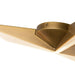 Kuzco FM64218 Tachi 1-lt 18" LED Flush Mount - Vintage Brass