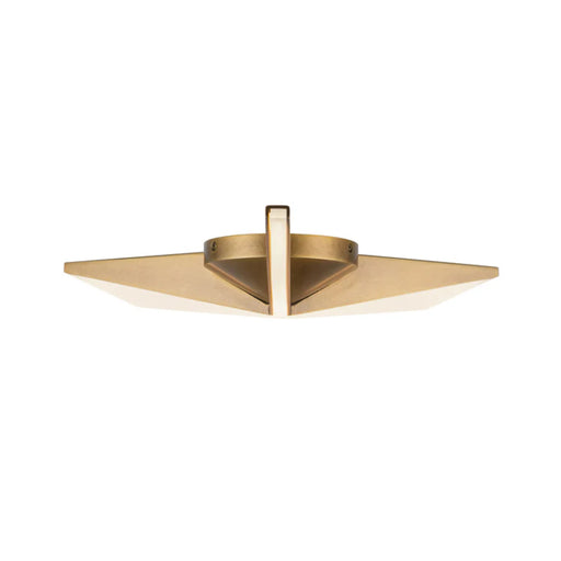 Kuzco FM64218 Tachi 1-lt 18" LED Flush Mount - Vintage Brass