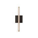 Kuzco WS64215-UB Tachi 1-lt 15" LED Wall Sconce - Urban Bronze