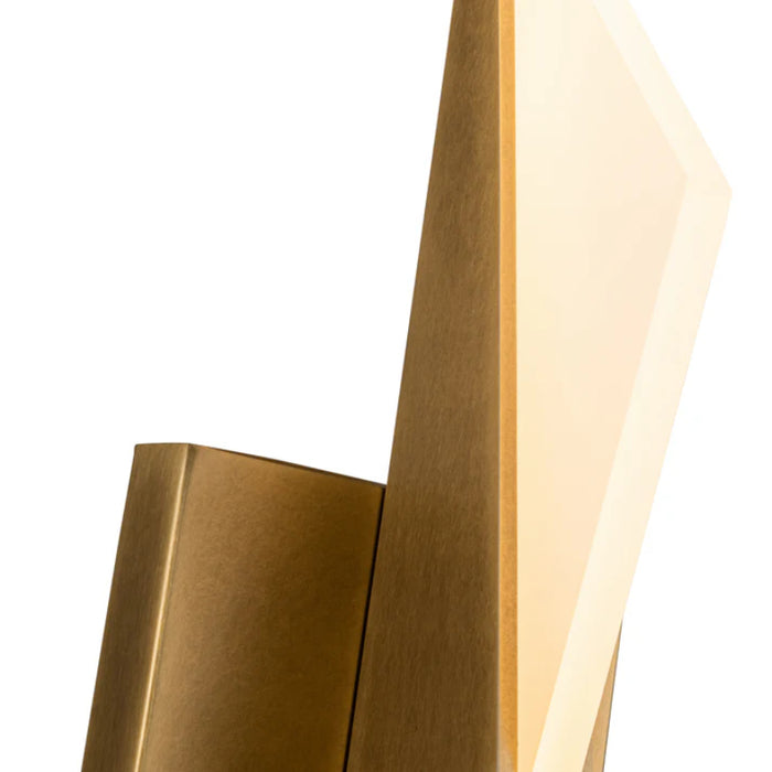 Kuzco WS64215-UB Tachi 1-lt 15" LED Wall Sconce - Vintage Brass