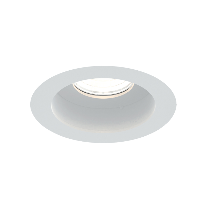Eurofase TGO1RT Tango 1 Light 10W Round LED Fixed Downlight with Trim, Solite Lens - White