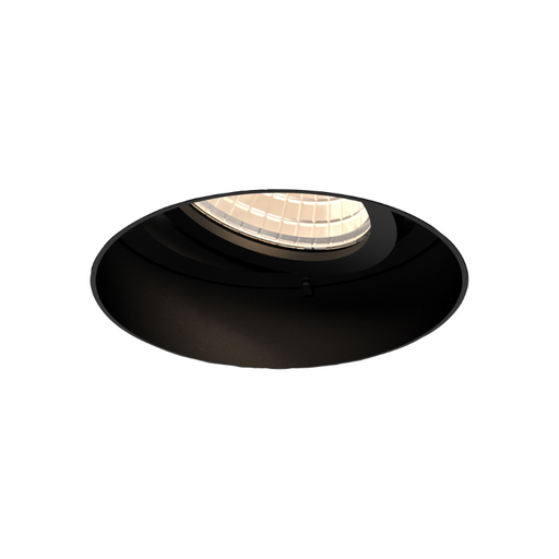 Eurofase TGO1RTL Tango 1 Light 15W Round LED Gimbal Trimless, Frosted Lens - Black