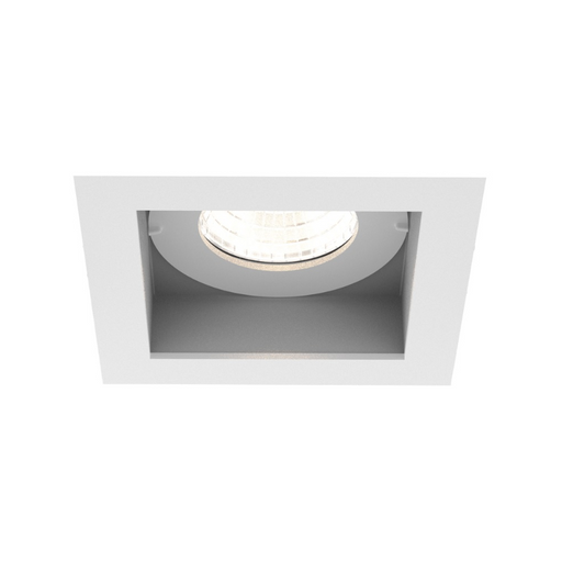 Eurofase TGO1ST Tango 1 Light 10W Square LED Fixed Downlight with Trim, Solite Lens - White