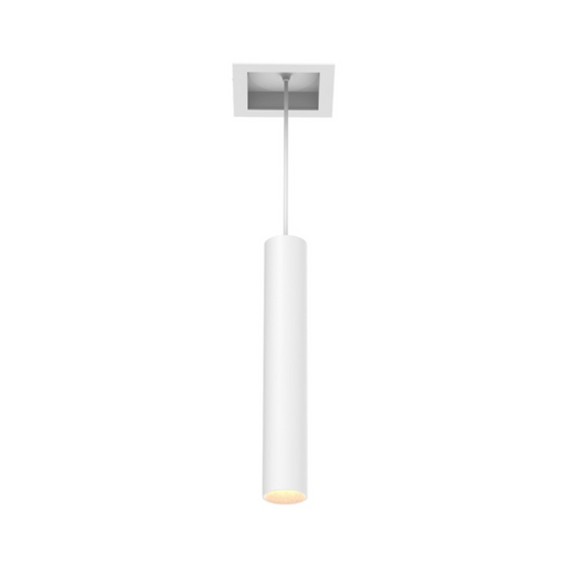 Eurofase TGO1ST Tango 1 Light 15W Square LED Suspension with Trim - White