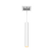 Eurofase TGO1ST Tango 1 Light 15W Square LED Suspension with Trim - White