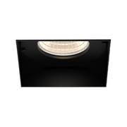 Eurofase TGO1STL Tango 1 Light 10W Square LED Trimless Fixed Downlight, Linear Spread Lens - Black