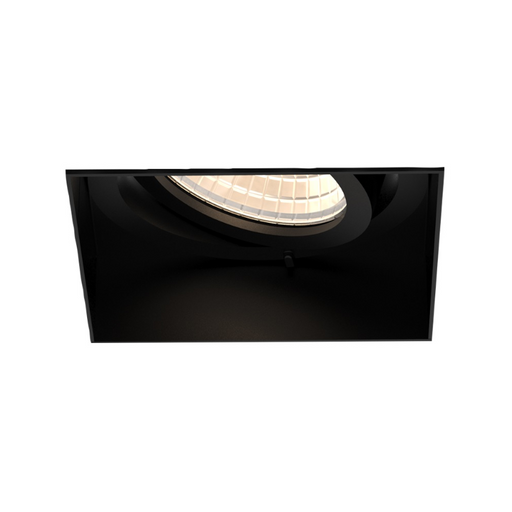 Eurofase TGO1STL Tango 1 Light 15W Square LED Gimbal Trimless, Frosted Lens - Black