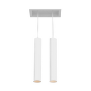 Eurofase TGO2T Tango 2 Light 30W LED Suspension with Trim - White