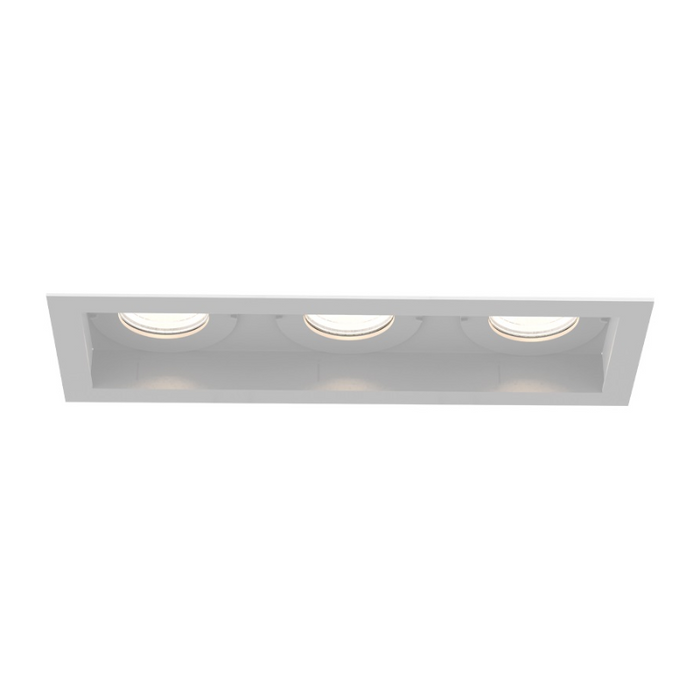 Eurofase TGO3T Tango 3 Light 45W Square LED Fixed Downlight with Trim, Linear Spread Lens - White