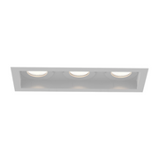 Eurofase TGO3T Tango 3 Light 45W Square LED Fixed Downlight with Trim, Clear Lens - White