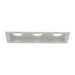 Eurofase TGO3T Tango 3 Light 30W Square LED Fixed Downlight with Trim, Solite Lens - White