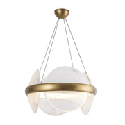 Kuzco CH13922 Taurus 22" LED Chandelier - Vintage Brass