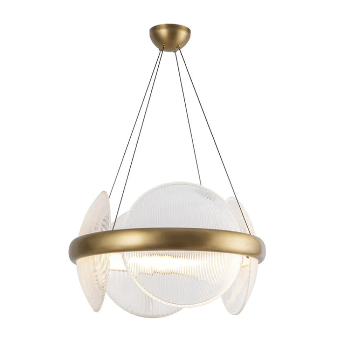 Kuzco CH13922 Taurus 22" LED Chandelier - Vintage Brass