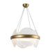 Kuzco CH13922 Taurus 22" LED Chandelier - Vintage Brass