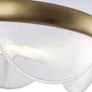 Kuzco CH13922 Taurus 22" LED Chandelier - Vintage Brass