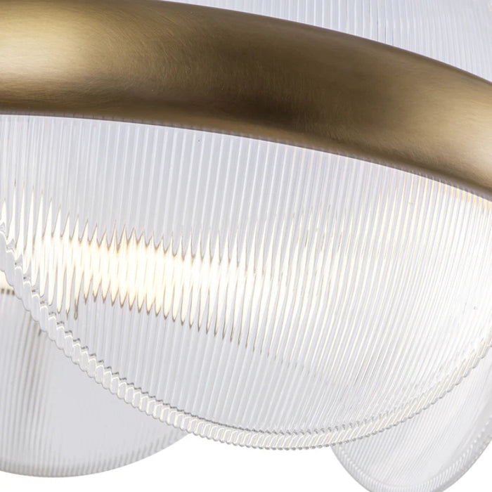 Kuzco CH13922 Taurus 22" LED Chandelier - Vintage Brass