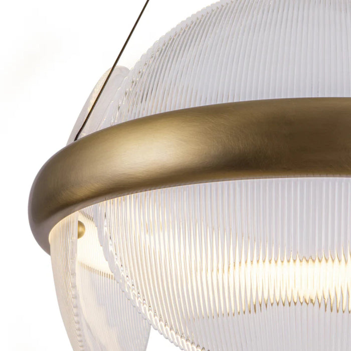 Kuzco CH13922 Taurus 22" LED Chandelier - Vintage Brass