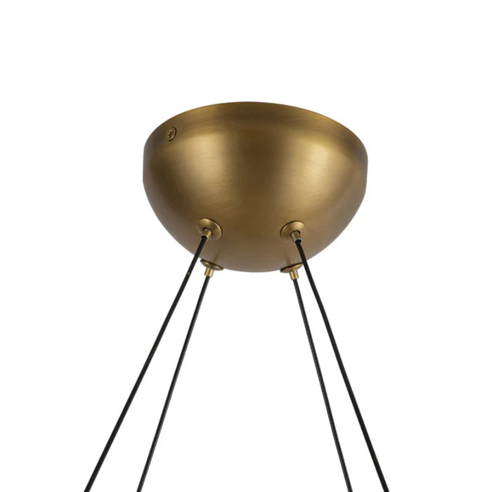 Kuzco CH13922 Taurus 22" LED Chandelier - Vintage Brass