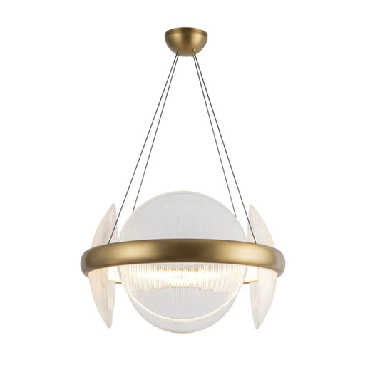 Kuzco CH13922 Taurus 22" LED Chandelier - Vintage Brass