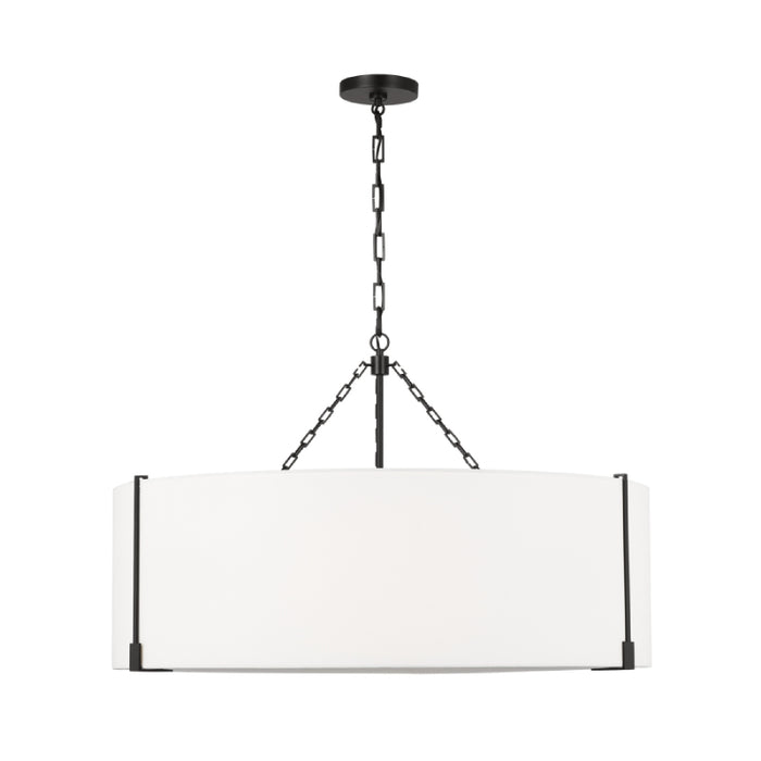Visual Comfort TFC1114 Bergen 4-lt 36" LED Extra Large Hanging Pendant - Aged Iron