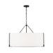 Visual Comfort TFC1114 Bergen 4-lt 36" LED Extra Large Hanging Pendant - Aged Iron