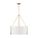 Visual Comfort TFC1123 Bergen 3-lt 28" LED Large Hanging Pendant - Burnished Brass
