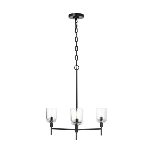 Visual Comfort TFC1143 Hartley 3-lt 24" Medium Chandelier - Aged Iron