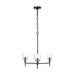 Visual Comfort TFC1143 Hartley 3-lt 24" Medium Chandelier - Aged Iron