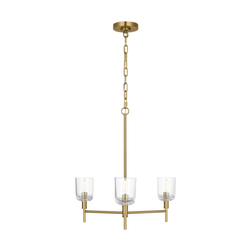 Visual Comfort TFC1143 Hartley 3-lt 24" Medium Chandelier - Burnished Brass