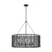 Visual Comfort TFC1155 Winslow 5-lt 36" LED Large Hanging Shade Chandelier - Aged Iron