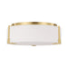 Visual Comfort TFF1002 Bergen 2-lt 14" Medium Flush Mount - Burnished Brass