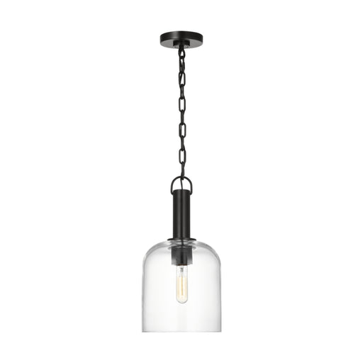 Visual Comfort TFP1021 Hartley 1-lt 8" LED Medium Pendant - Aged Iron