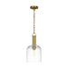 Visual Comfort TFP1021 Hartley 1-lt 8" LED Medium Pendant - Burnished Brass