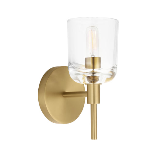 Visual Comfort TFV1001 Hartley 1-lt 9" Tall LED Small Wall Sconce - Burnished Brass