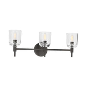 Visual Comfort TFV1003 Hartley 3-lt 24" LED Vanity Light - Aged Iron
