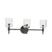 Visual Comfort TFV1003 Hartley 3-lt 24" LED Vanity Light - Aged Iron