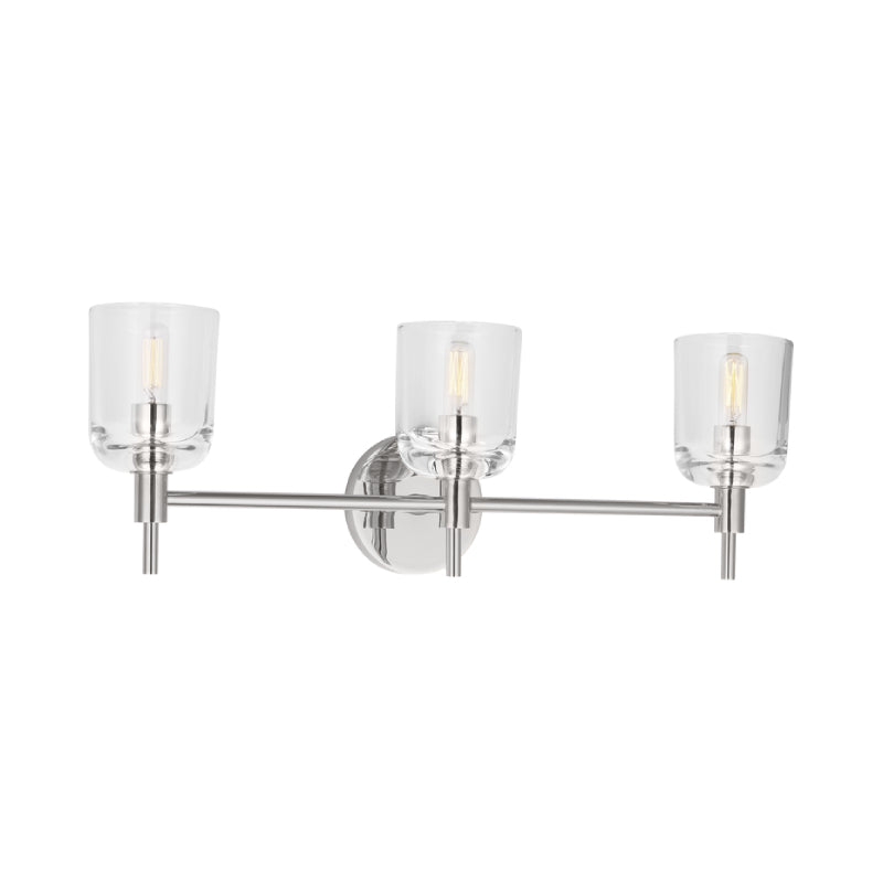 Visual Comfort TFV1003 Hartley 3-lt 24" LED Vanity Light - Polished Nickel