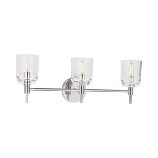 Visual Comfort TFV1003 Hartley 3-lt 24" LED Vanity Light - Polished Nickel