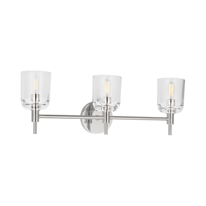 Visual Comfort TFV1003 Hartley 3-lt 24" LED Vanity Light - Polished Nickel