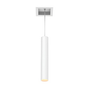 Eurofase TGO1ST Tango 1 Light 15W Square LED Suspension with Trim - White