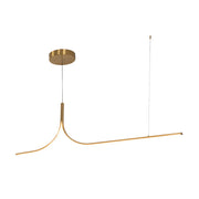 Kuzco LP17905 Thread 1-lt 5-ft LED Linear Pendant - Brushed Gold