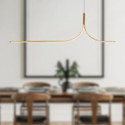 Kuzco LP17905 Thread 1-lt 5-ft LED Linear Pendant - Brushed Gold