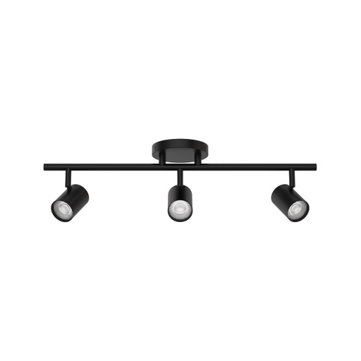 WAC TK-260503 Pipe 3-lt 24" LED Fixed Rail, Ceiling and Wall Mount, CCT Selectable - Black