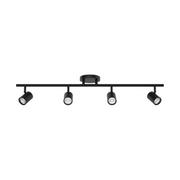 WAC TK-260504 Pipe 4-lt 36" LED Fixed Rail, Ceiling and Wall Mount, CCT Selectable - Black