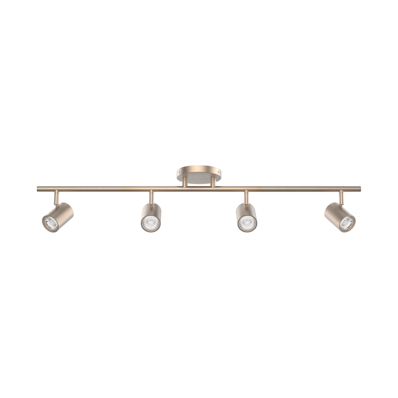 WAC TK-260504 Pipe 4-lt 36" LED Fixed Rail, Ceiling and Wall Mount, CCT Selectable - Brushed Nickel